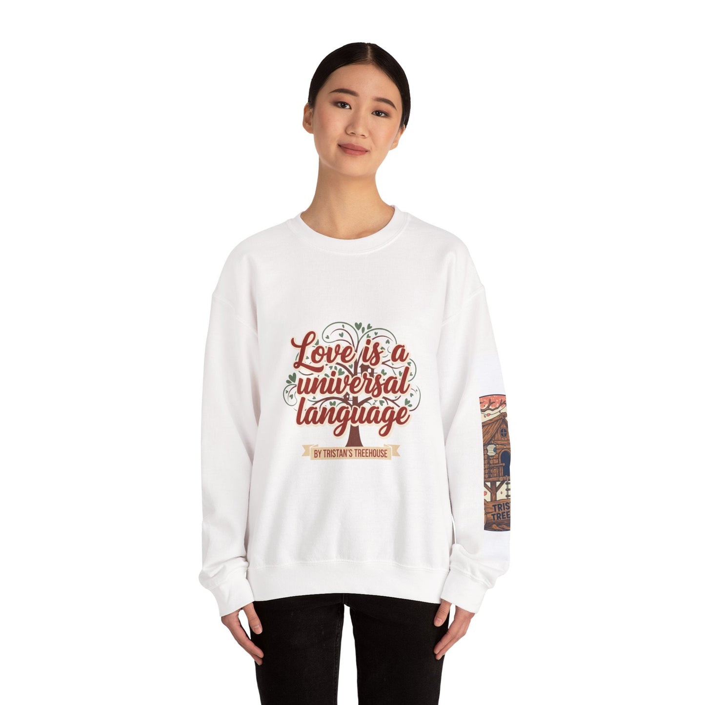 Love Is a Universal Language Crewneck Sweatshirt