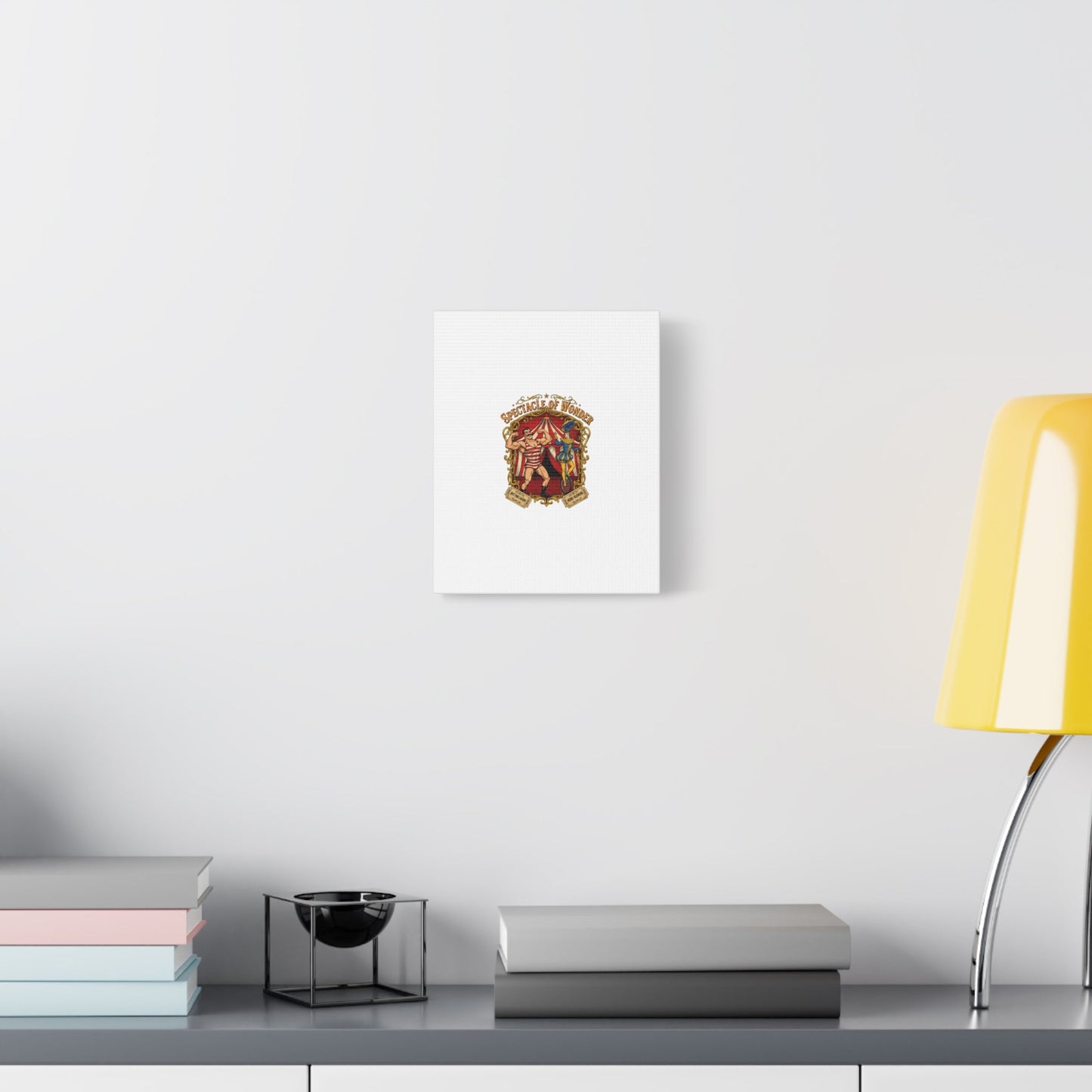 Spectacle of Wonder Circus Art Print, Canvas | Vintage Carnival Design
