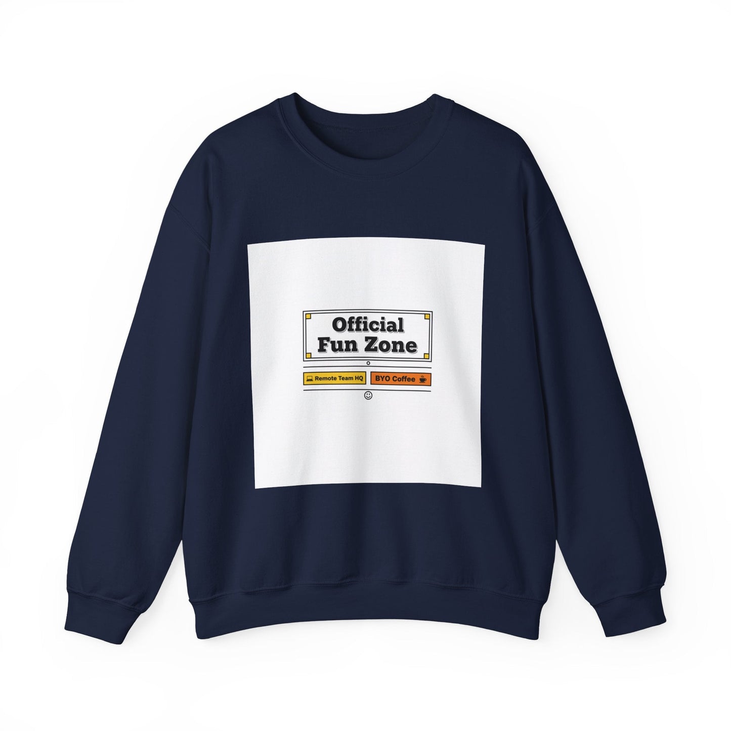 Official Fun Zone Sweatshirt | Office Sign Parody, Workplace Humor