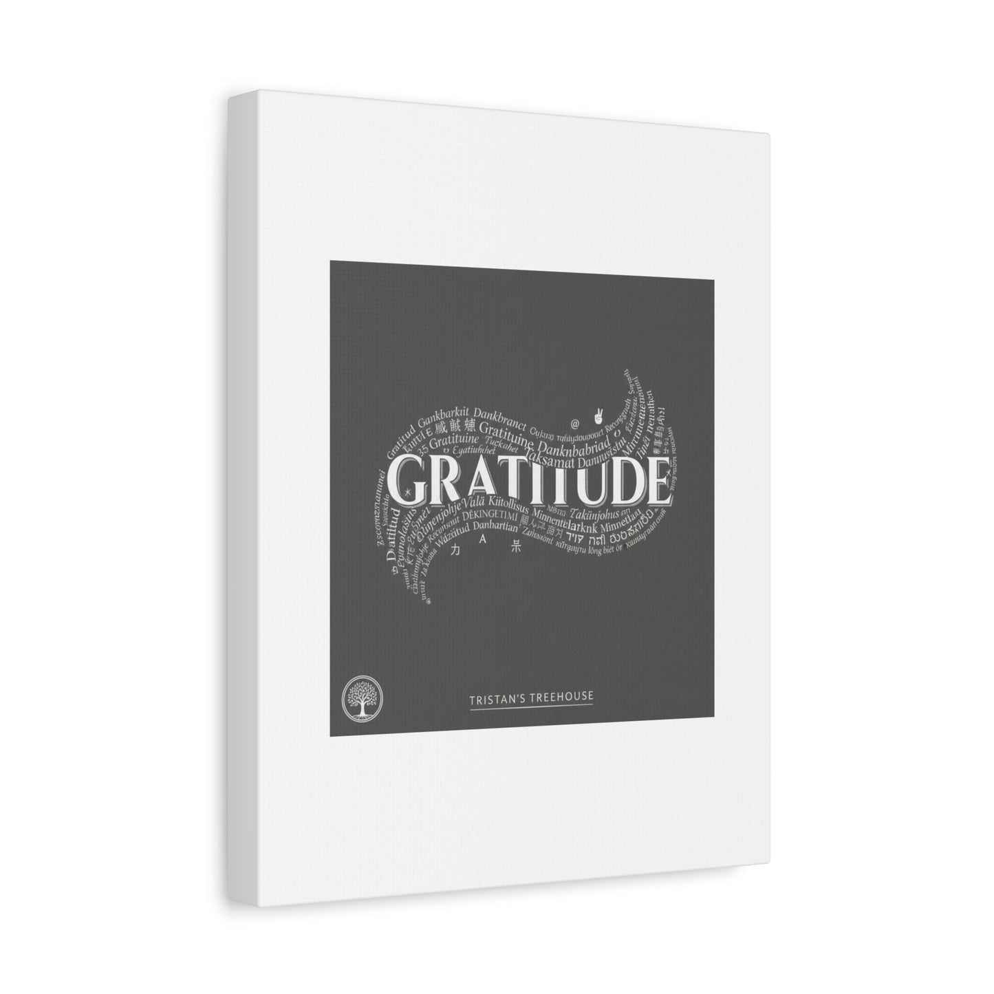 Gratitude Wall Art Matte Canvas | Tiny Treats, sweet uplifting print