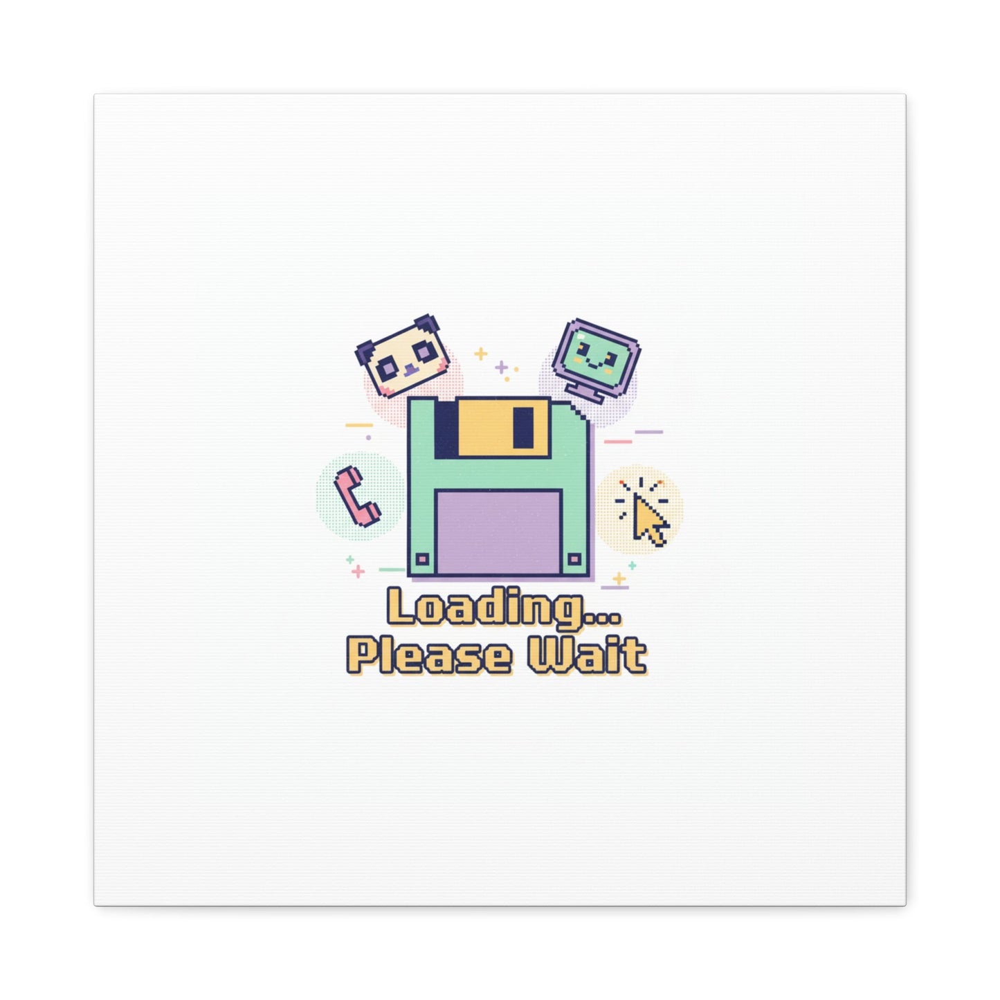 Loading Please Wait Canvas | Old Internet Aesthetic, 90s Web Nostalgia