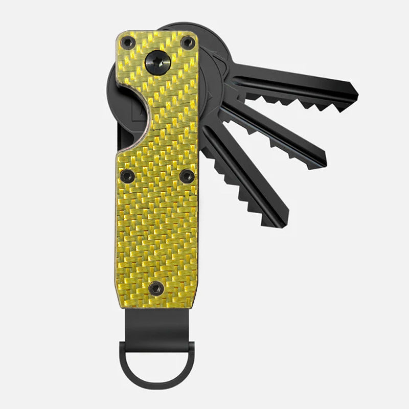 Keychain metal keychain aluminum alloy key storage keyclip