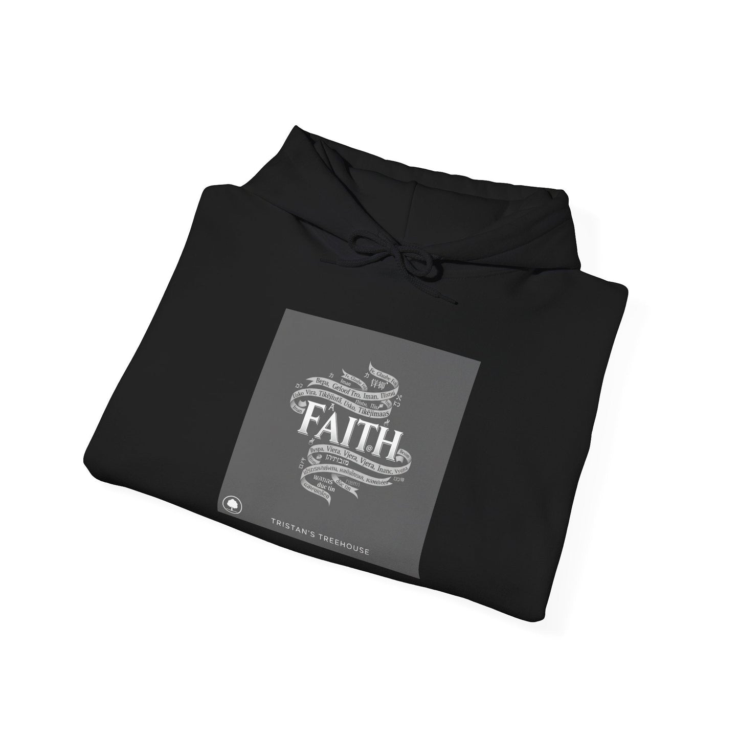 handwritten faith doodle Hoodie | sketch aesthetic, hand drawn message