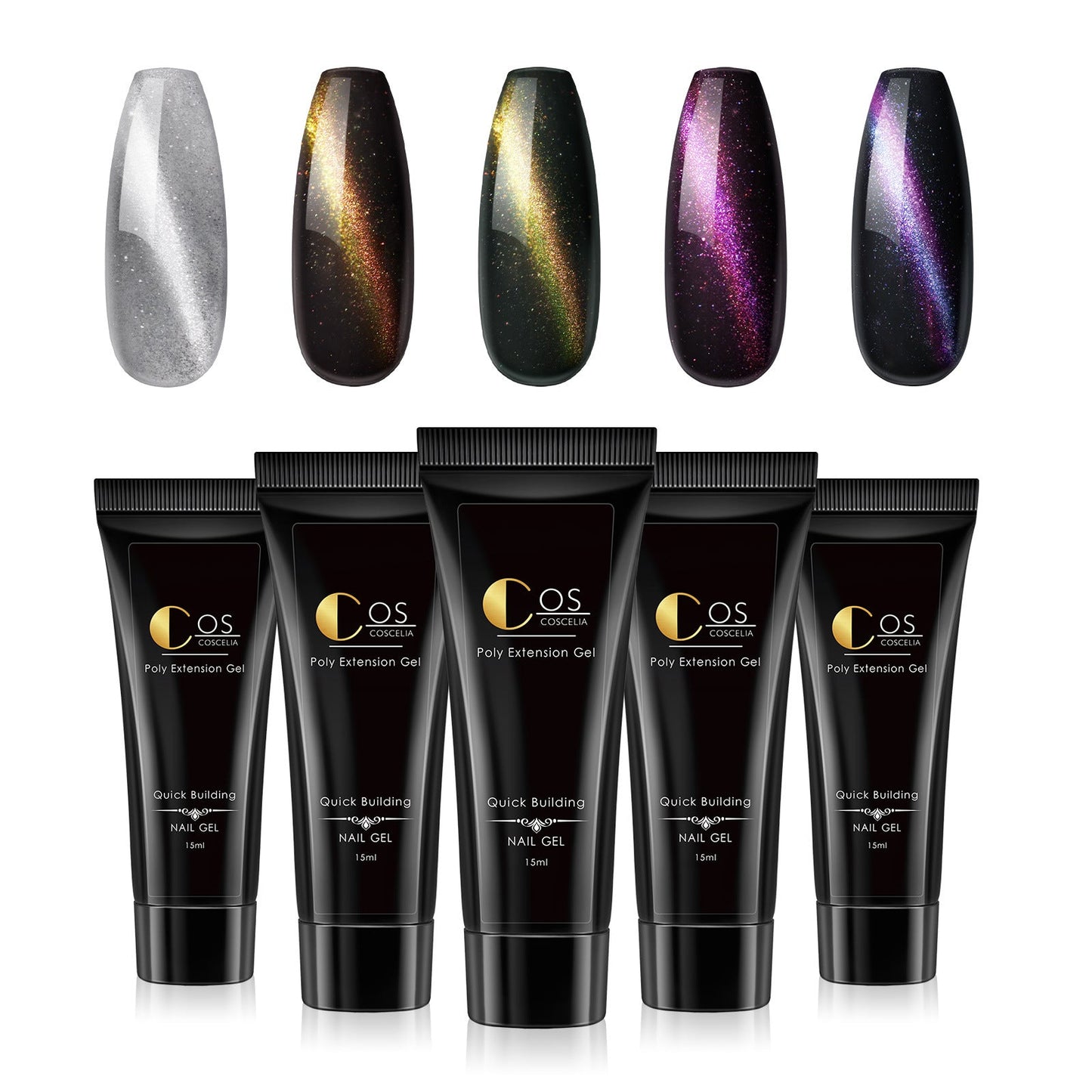 Painless Fast Crystal Extension Glue Cat Eye Manicure Phototherapy Glue Beginner Manicure Holder Nail Extension Glue