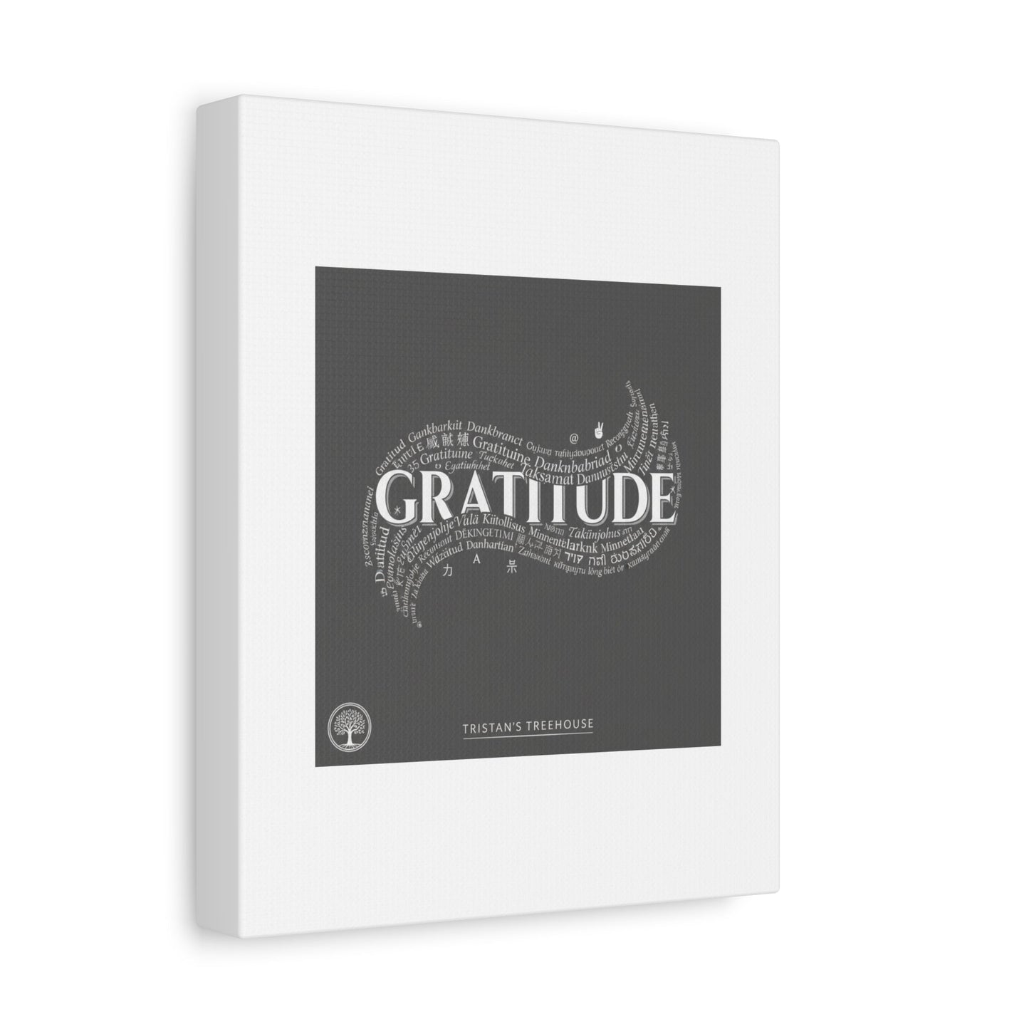 Gratitude Wall Art Matte Canvas | Tiny Treats, sweet uplifting print