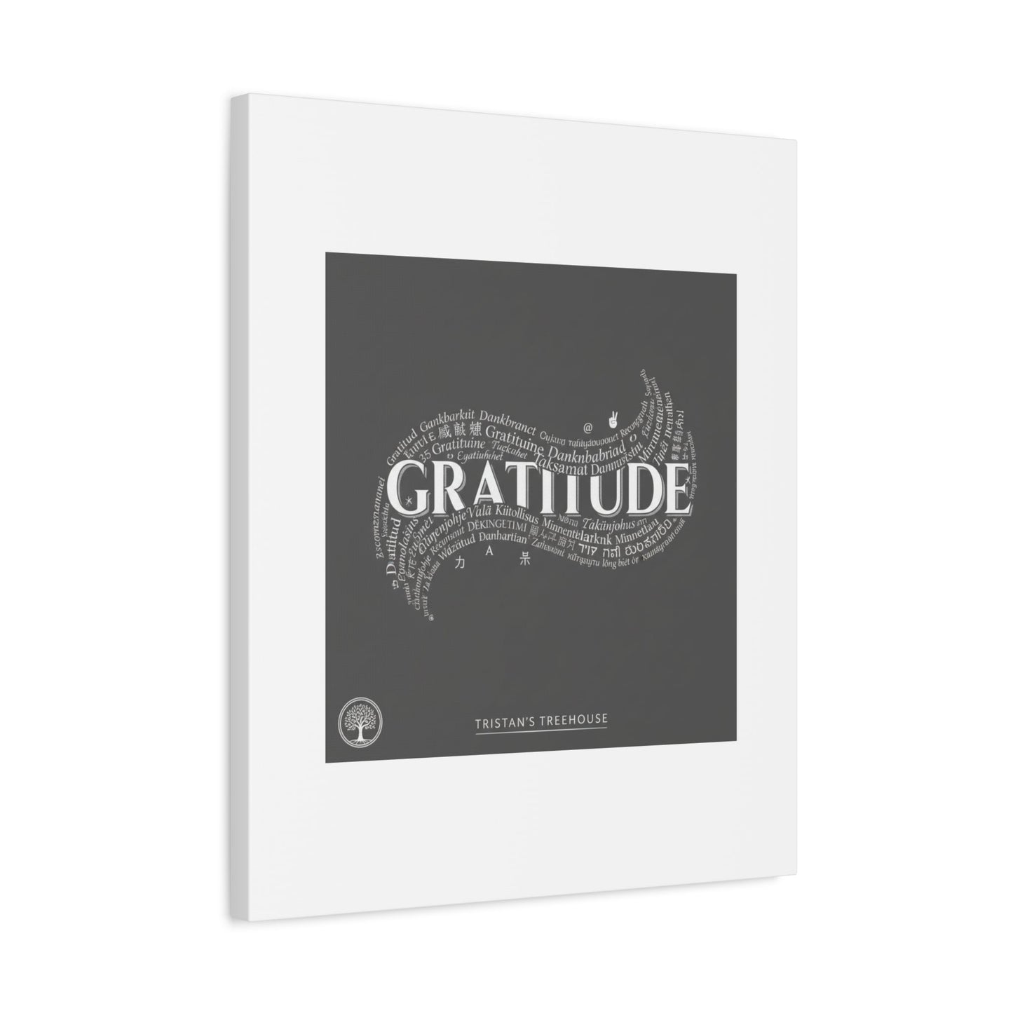 Gratitude Wall Art Matte Canvas | Tiny Treats, sweet uplifting print