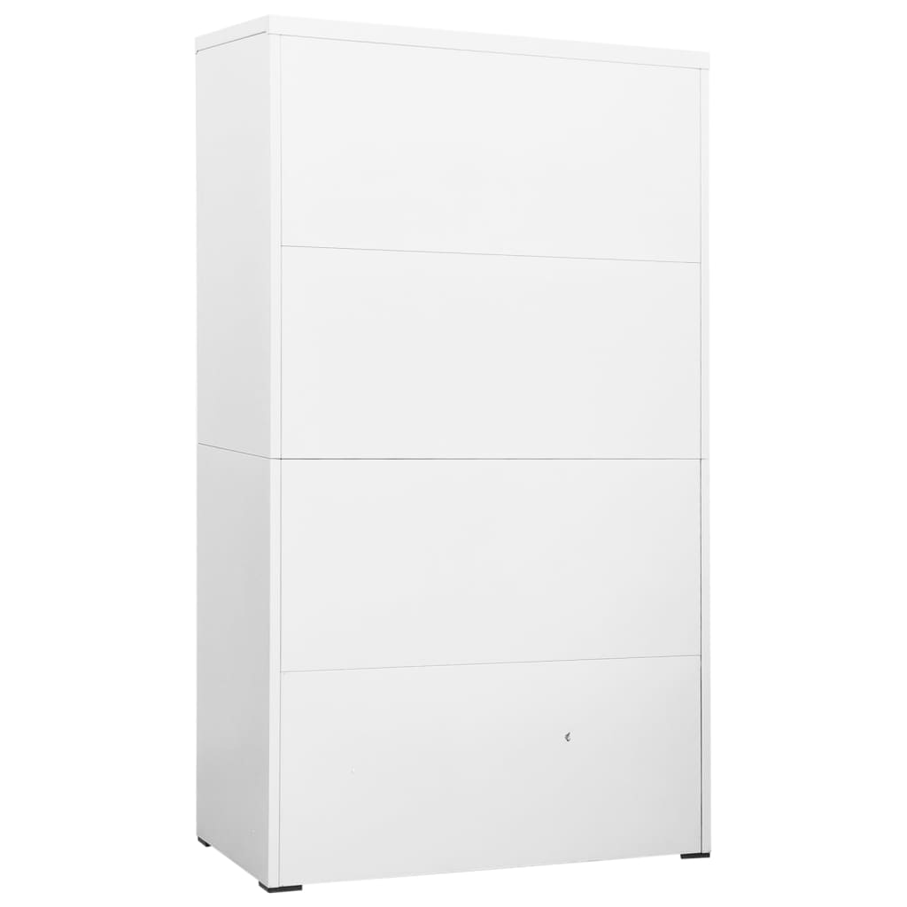 vidaXL Filing Cabinet Under Desk Office File Cabinet Storage Cabinet Steel-1