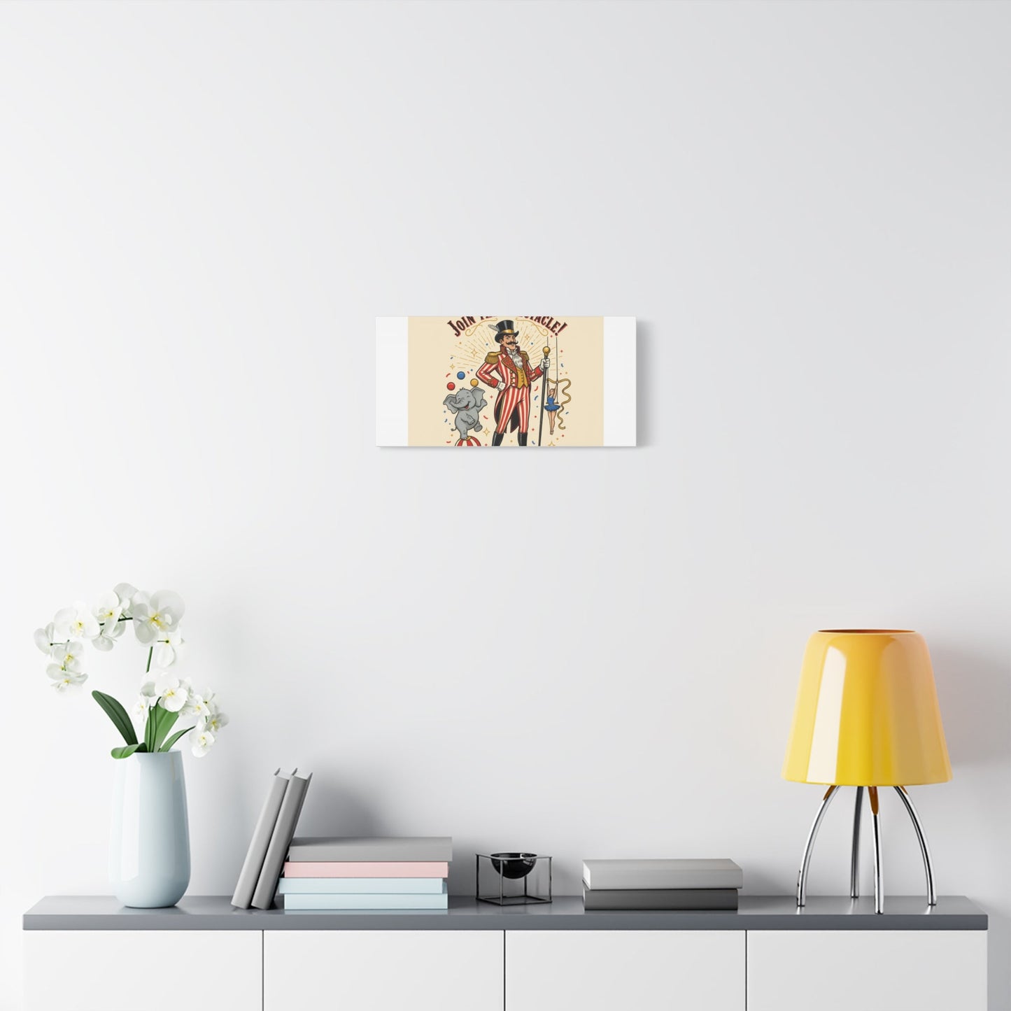 Join the Spectacle Circus Art Print | Matte Canvas, Stretched, Vintage Carnival Design