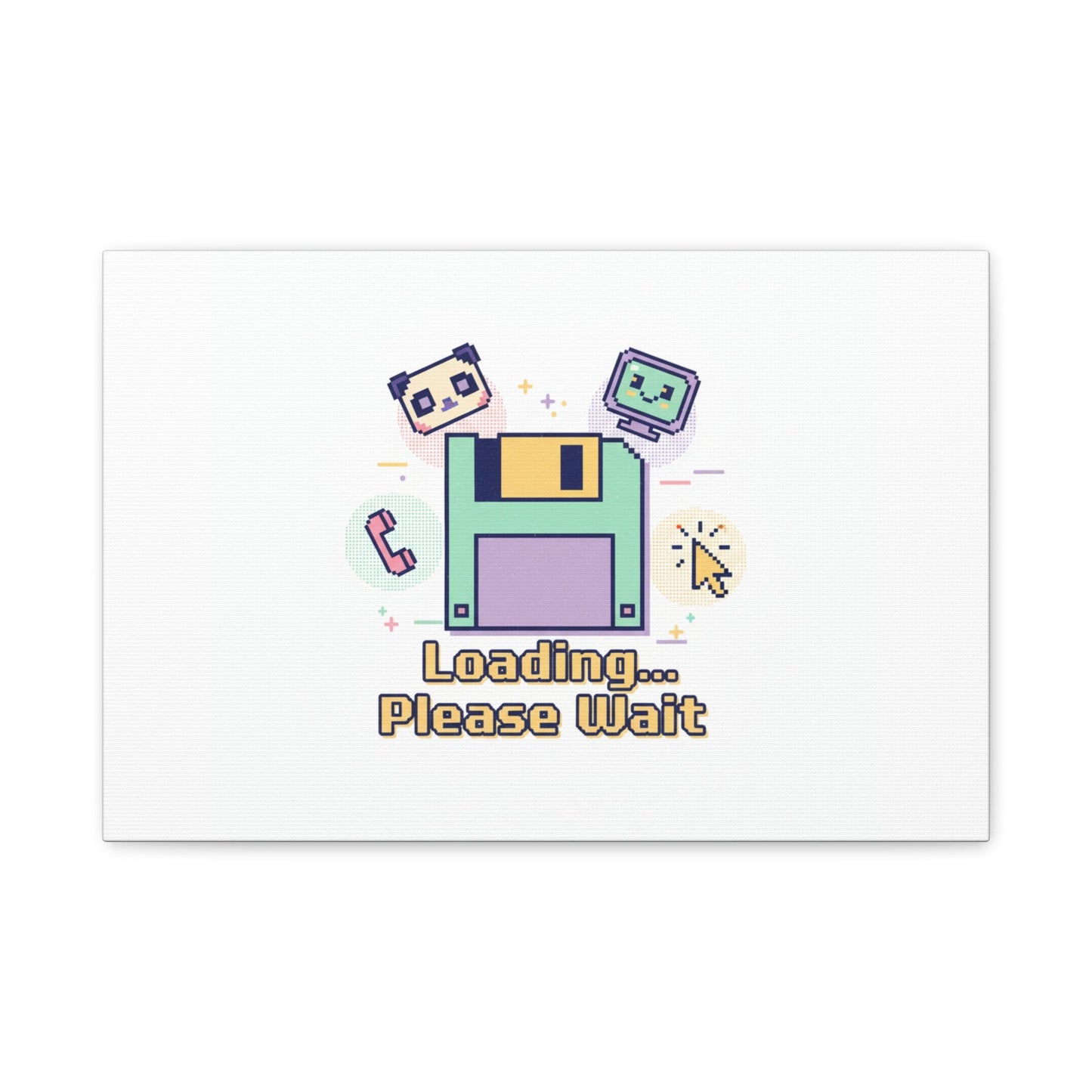 Loading Please Wait Canvas | Old Internet Aesthetic, 90s Web Nostalgia