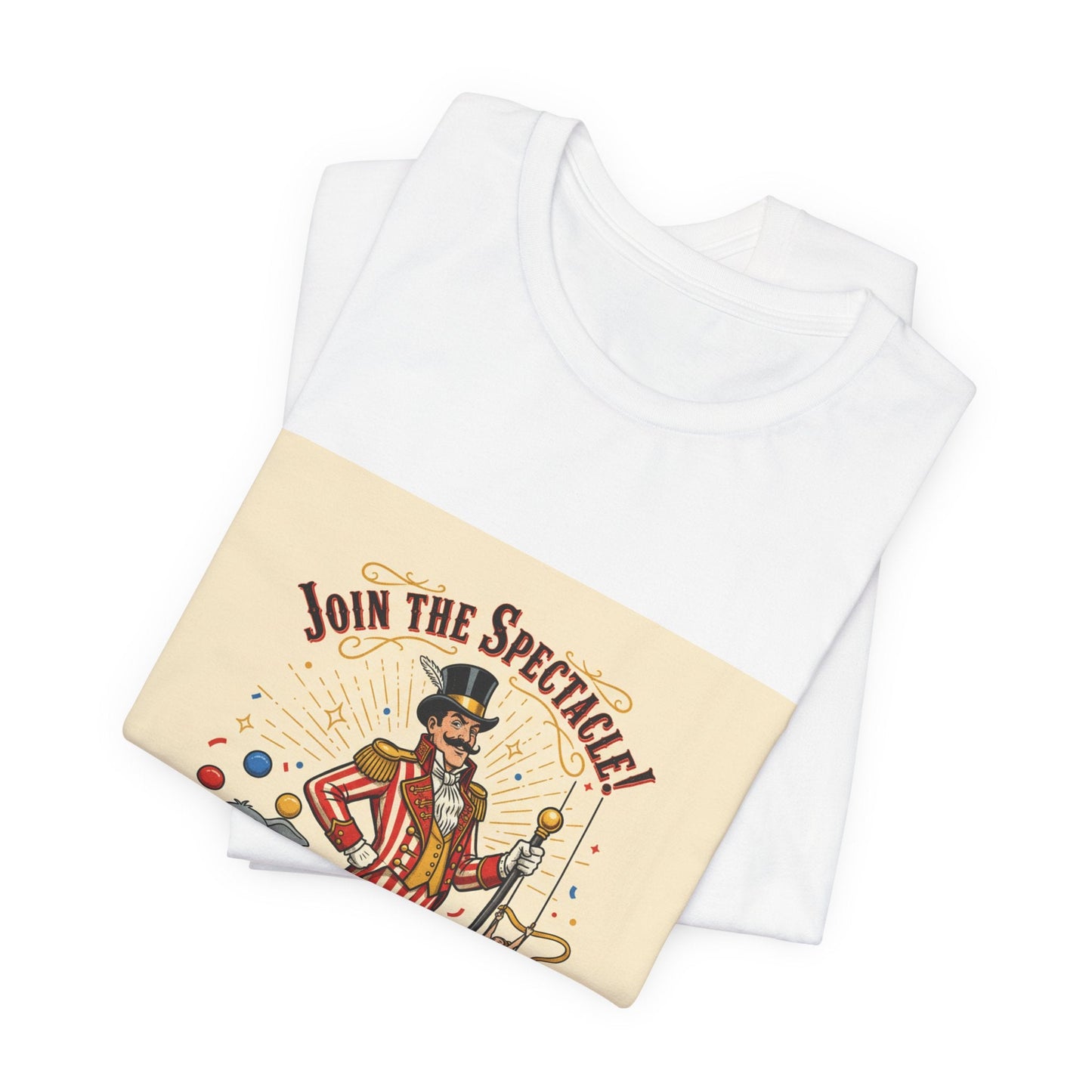 Vintage Circus Ringmaster Tee | vintage carnival design, big top shirt
