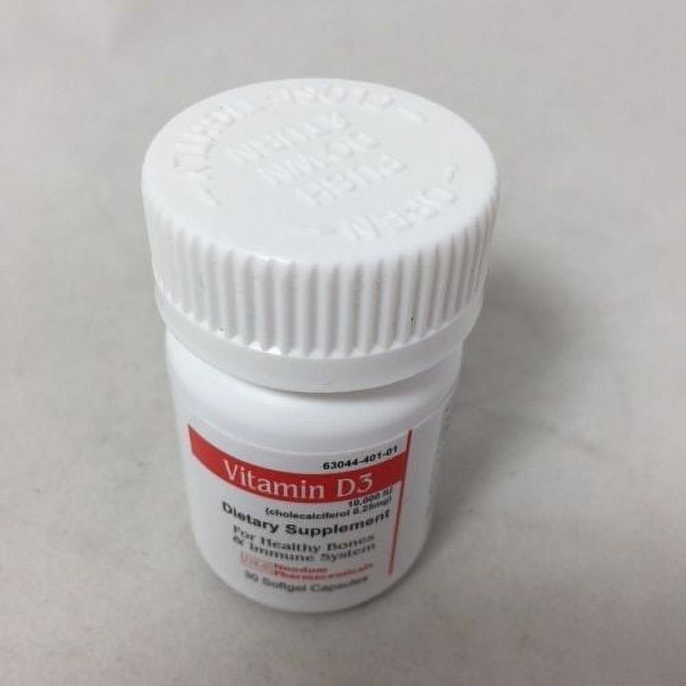 Nnodum Pharma Vitamin D3 10 000 IU Softgels 30ct
