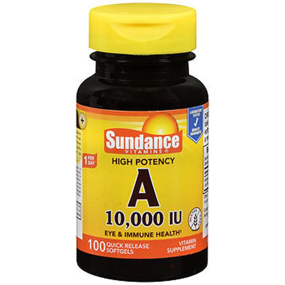 Sundance Vitamins A Qr  Stg 10000 Iu 100