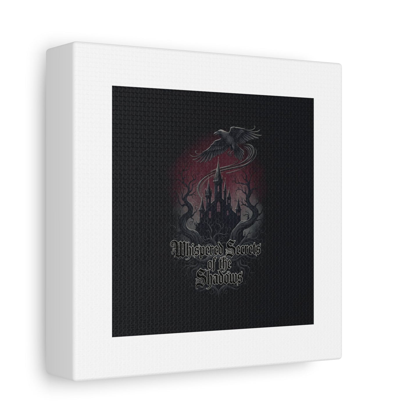 Whispered Secrets of the Shadows Castle Wall Art, Matte Canvas | Gothic Medieval Decor
