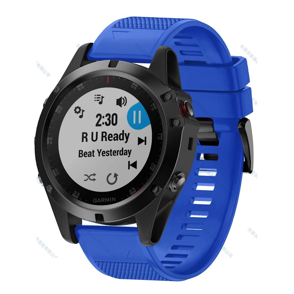 FIFATA Smart Watch Band Straps For Garmin Fenix 6 6S 6X 5X 5 5S 3 3HR Forerunner 935 945 Quick Release Strap Silicone Bracelet