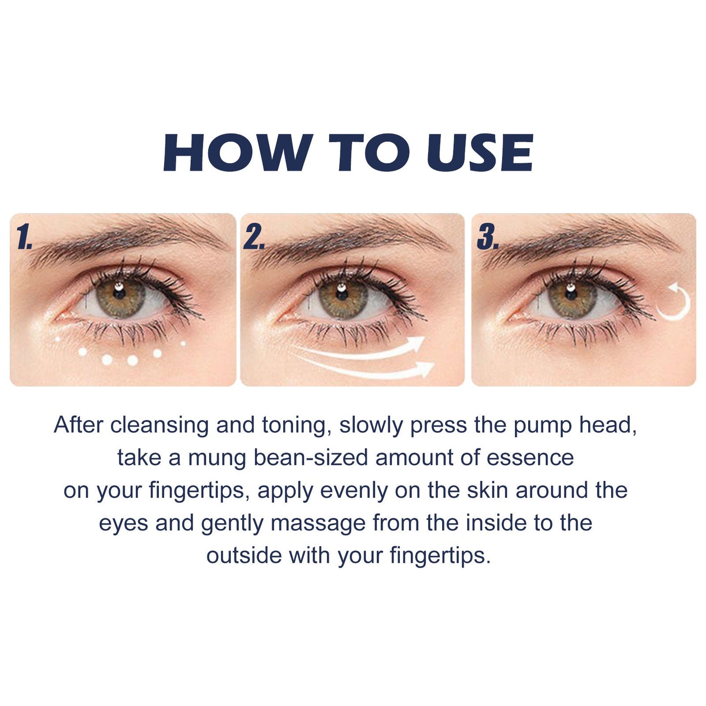 Eye Repair Essence Moisturizes, Hydrates And Lightened Eye Lines, Strengthens, Lifts And Smooths Fine Lines