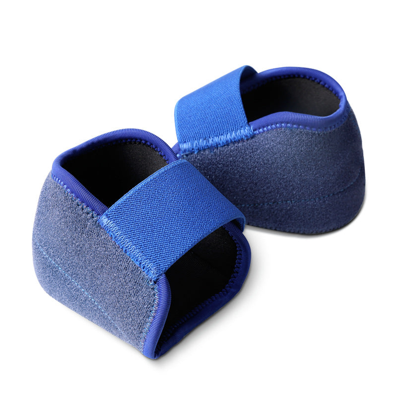 Height-Boosting Heel Protector with Shock Absorption and Pressure Relief, Magic Tape Foot Heel Cover, Silicone Anti-Slip Half-Size Pad