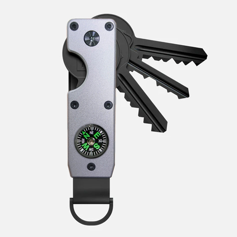 Keychain metal keychain aluminum alloy key storage keyclip