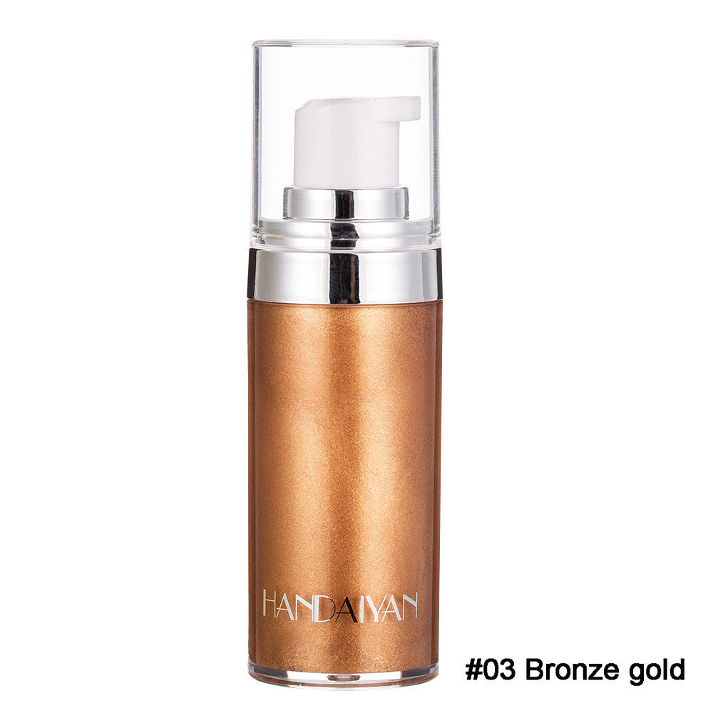 HANDAIYAN Body Highlighter Body Brightening Liquid Highlighter Brightening Liquid Lotion