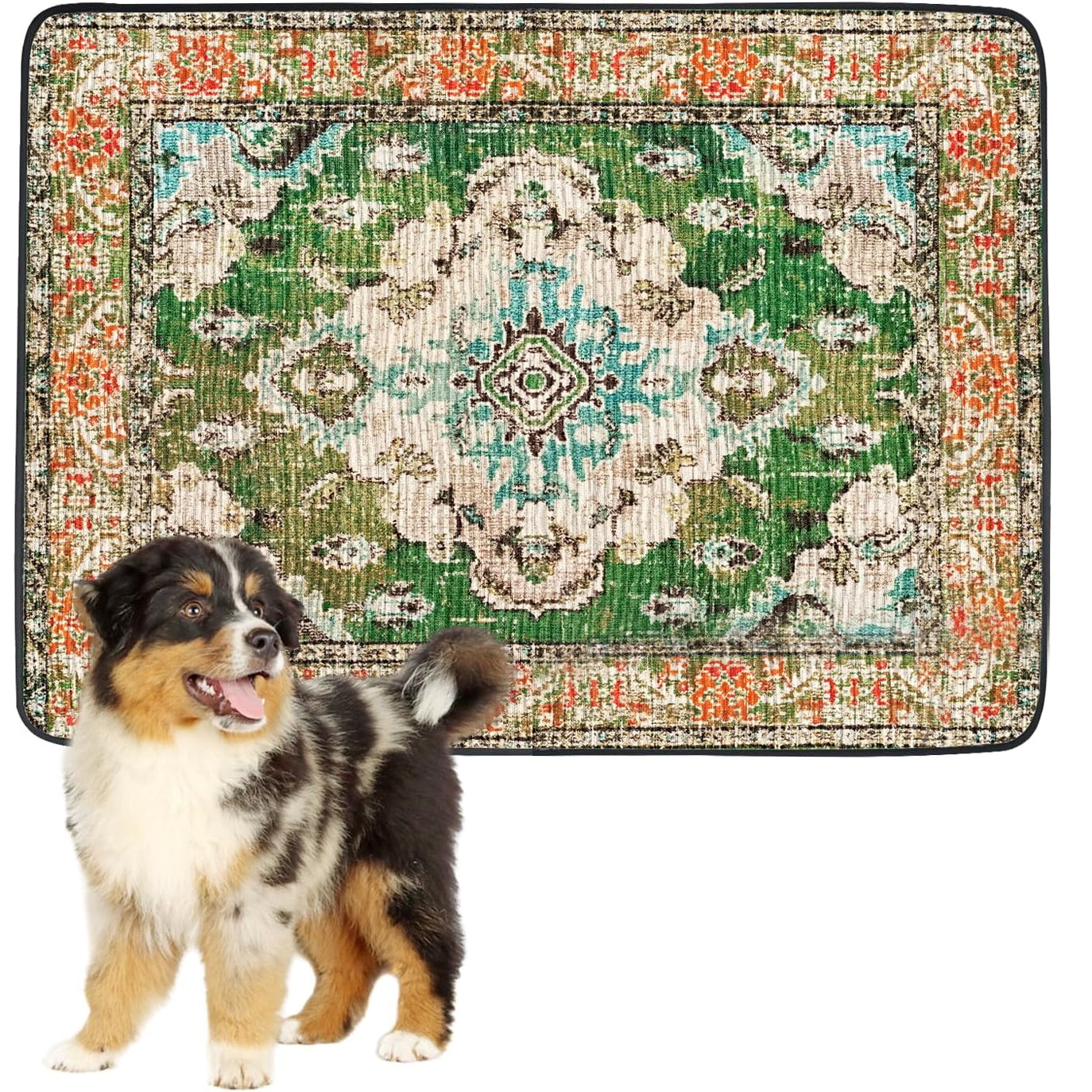 Scandinavian Minimalist Carpet Pet Mat, Stain-Resistant and Easy to Clean Sofa Coffee Table Mat, Urine-Proof Cat and Dog Pad