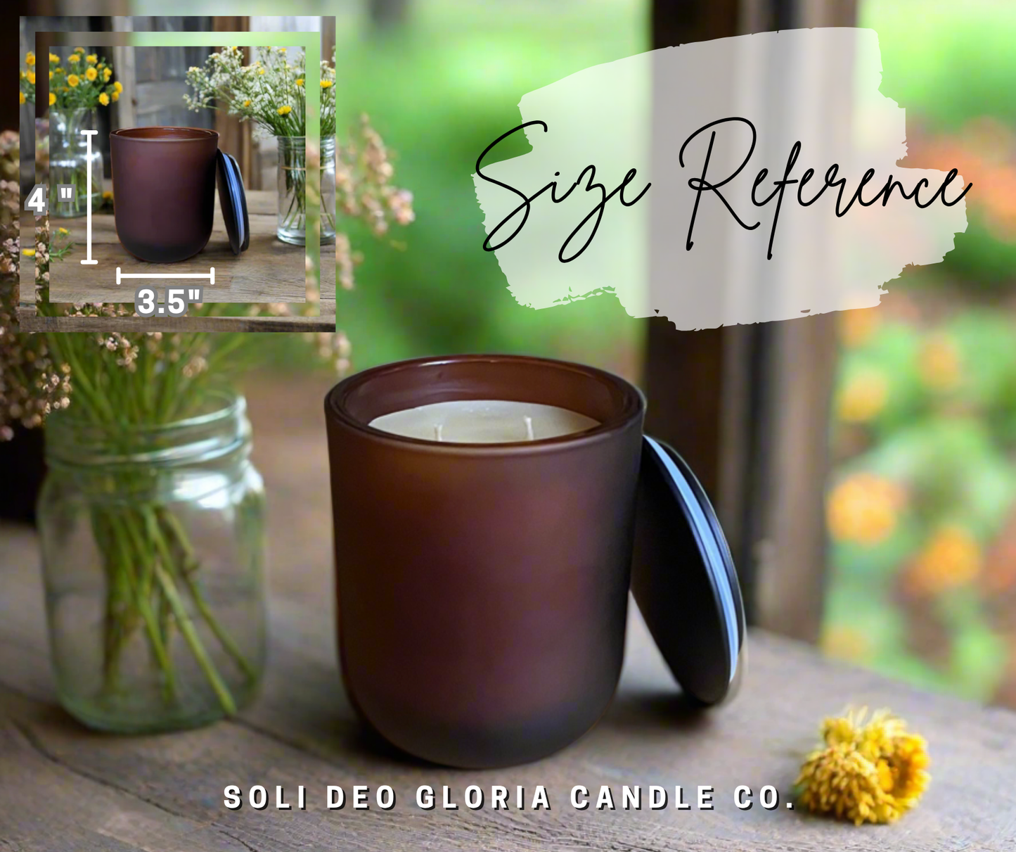 Lavender Valley Beeswax Candle | Organic Essential Oil Infused