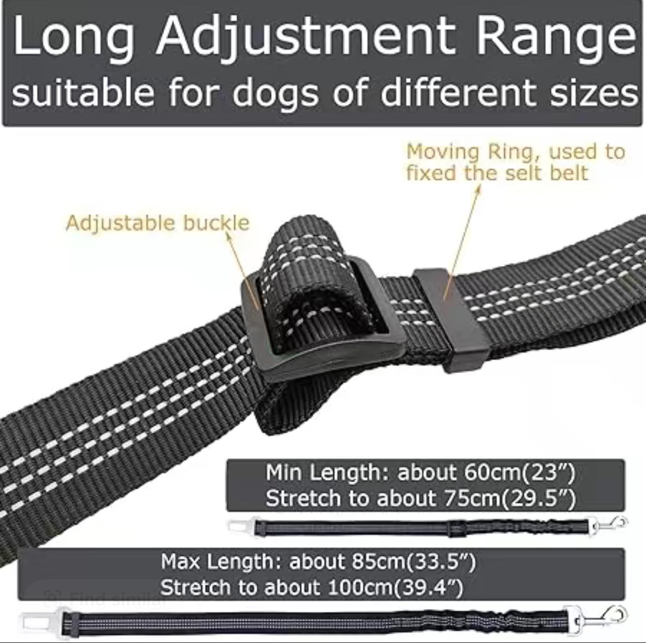 Dog Seat Belt Harness