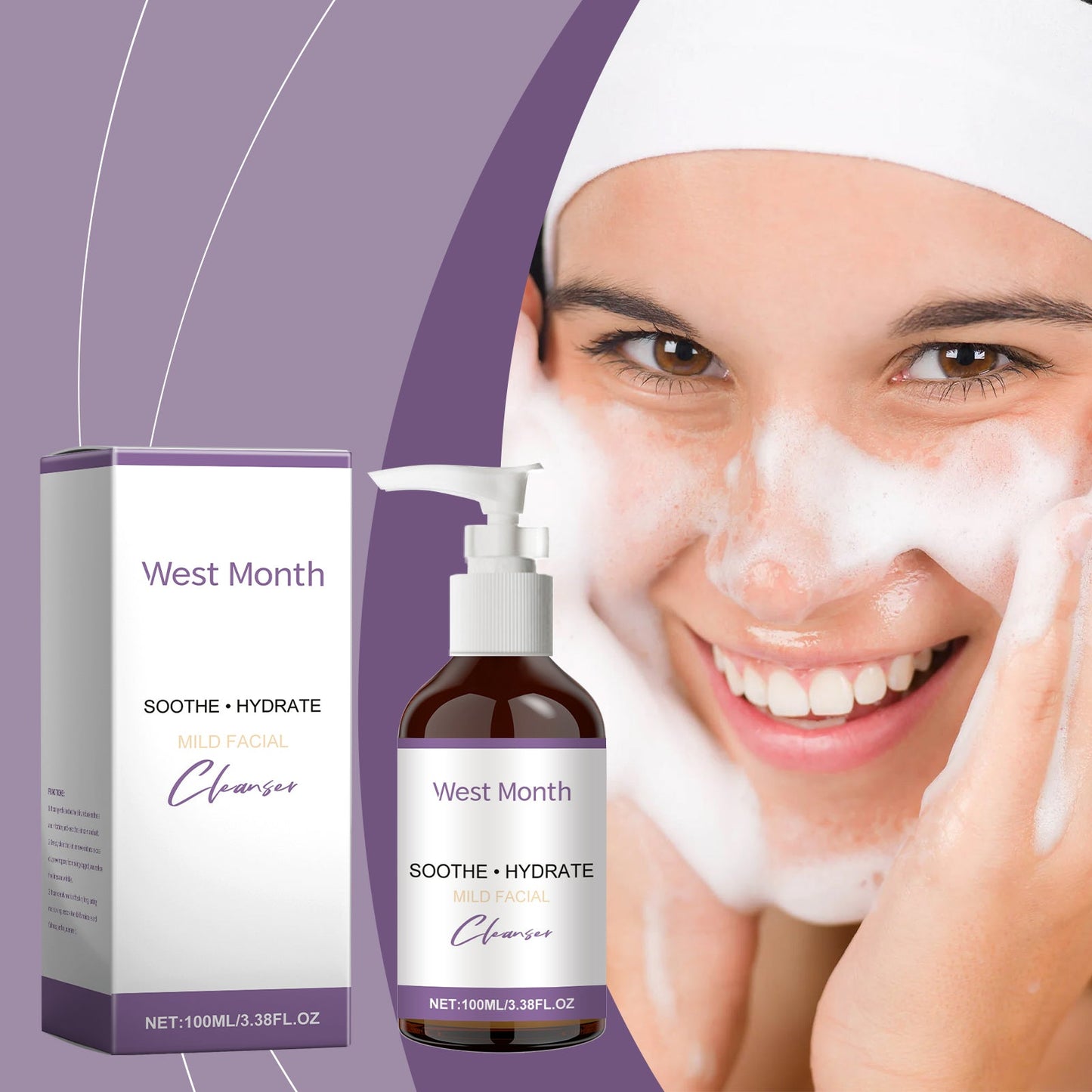 Moisturizing Cleanser Cleans Pores, Balances Oils, Refreshes And Nourishes Skin