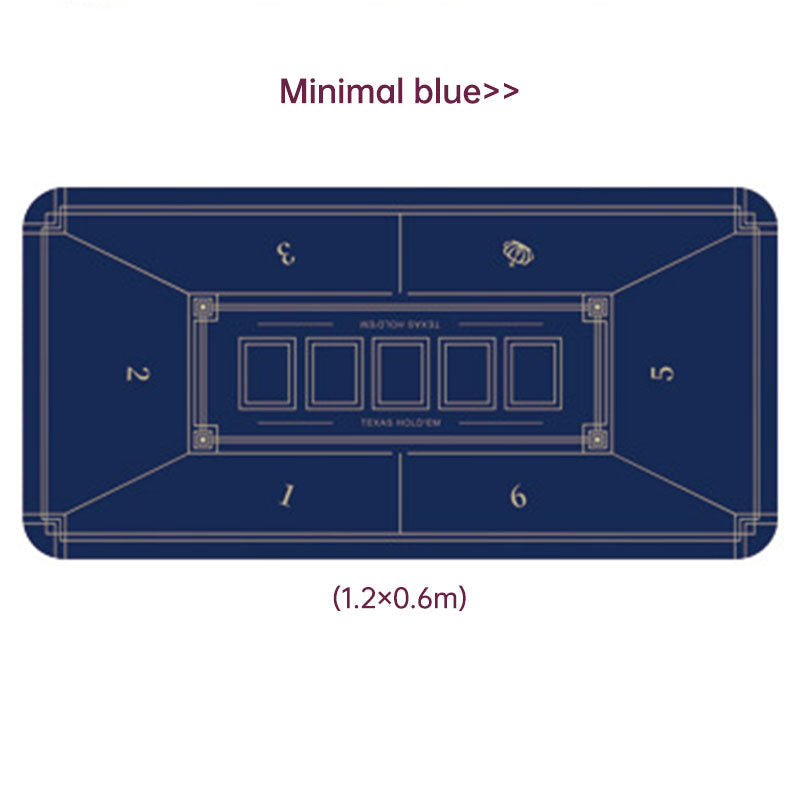 Dezhou playing card pad tablecloth table cushion square round chip rubber cushion playing card table top cushion