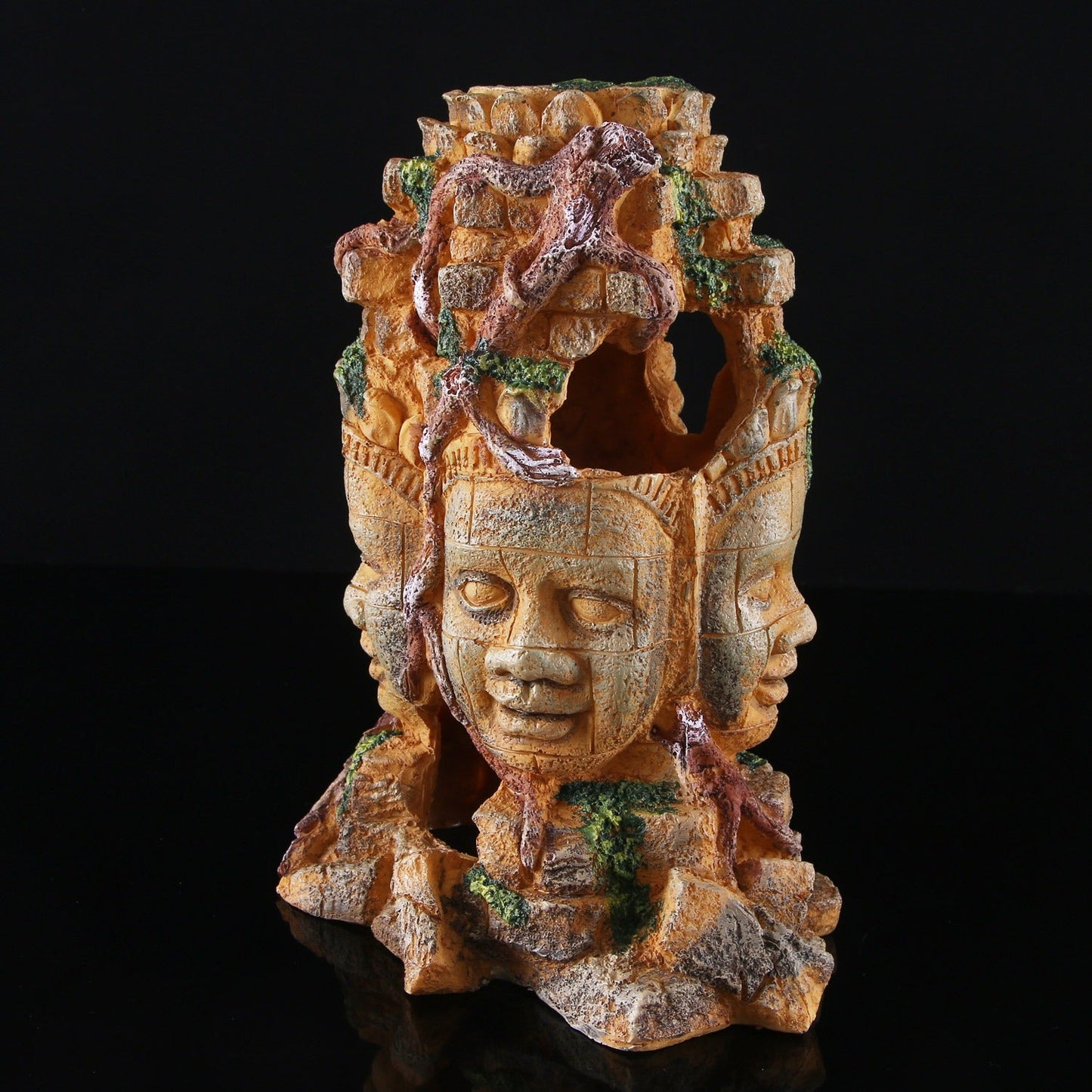 Crocodile resin skull reptile fish tank aquarium landscape decoration ornaments