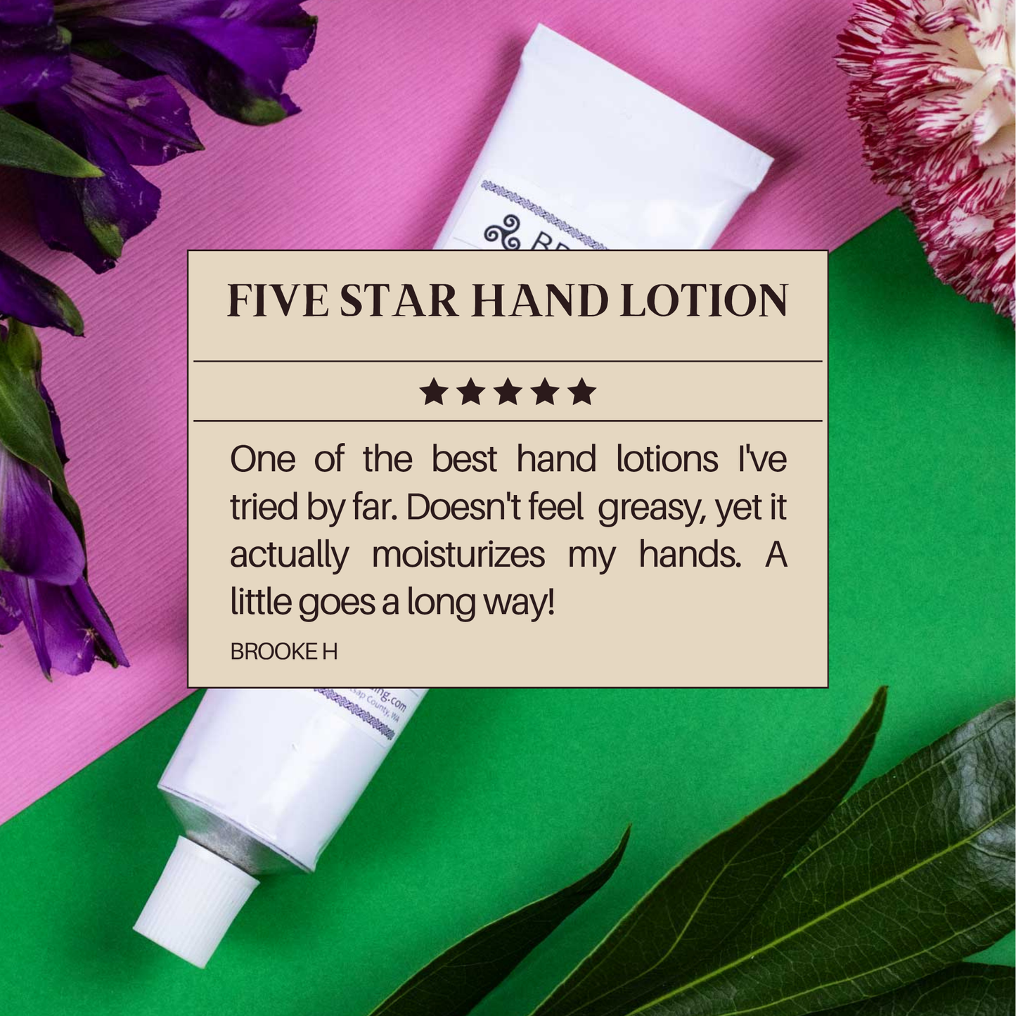 Imbolc Natural Hand Lotion - Heather, Rose, Narcissus, and Vetiver