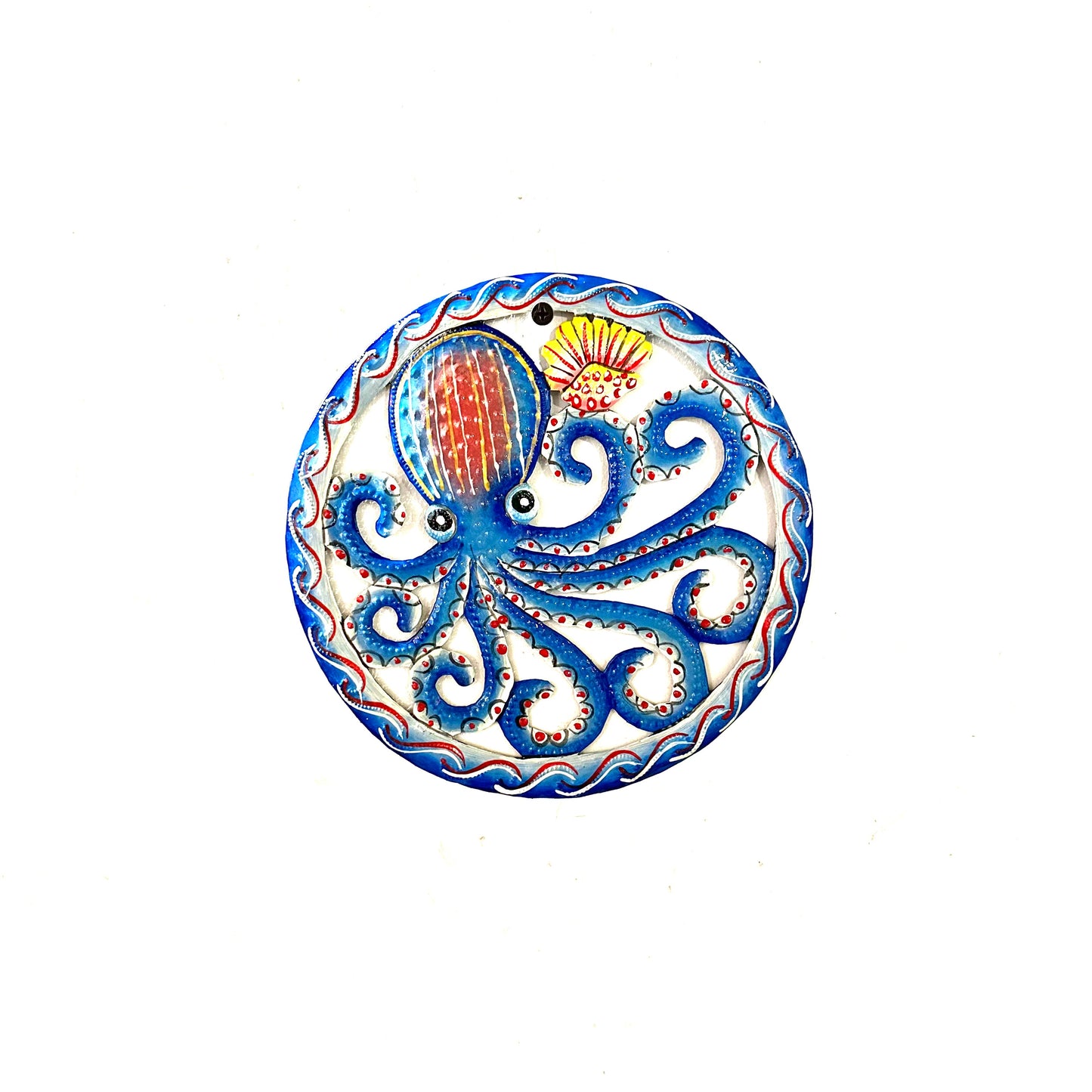 Little Round Octopus- Blue