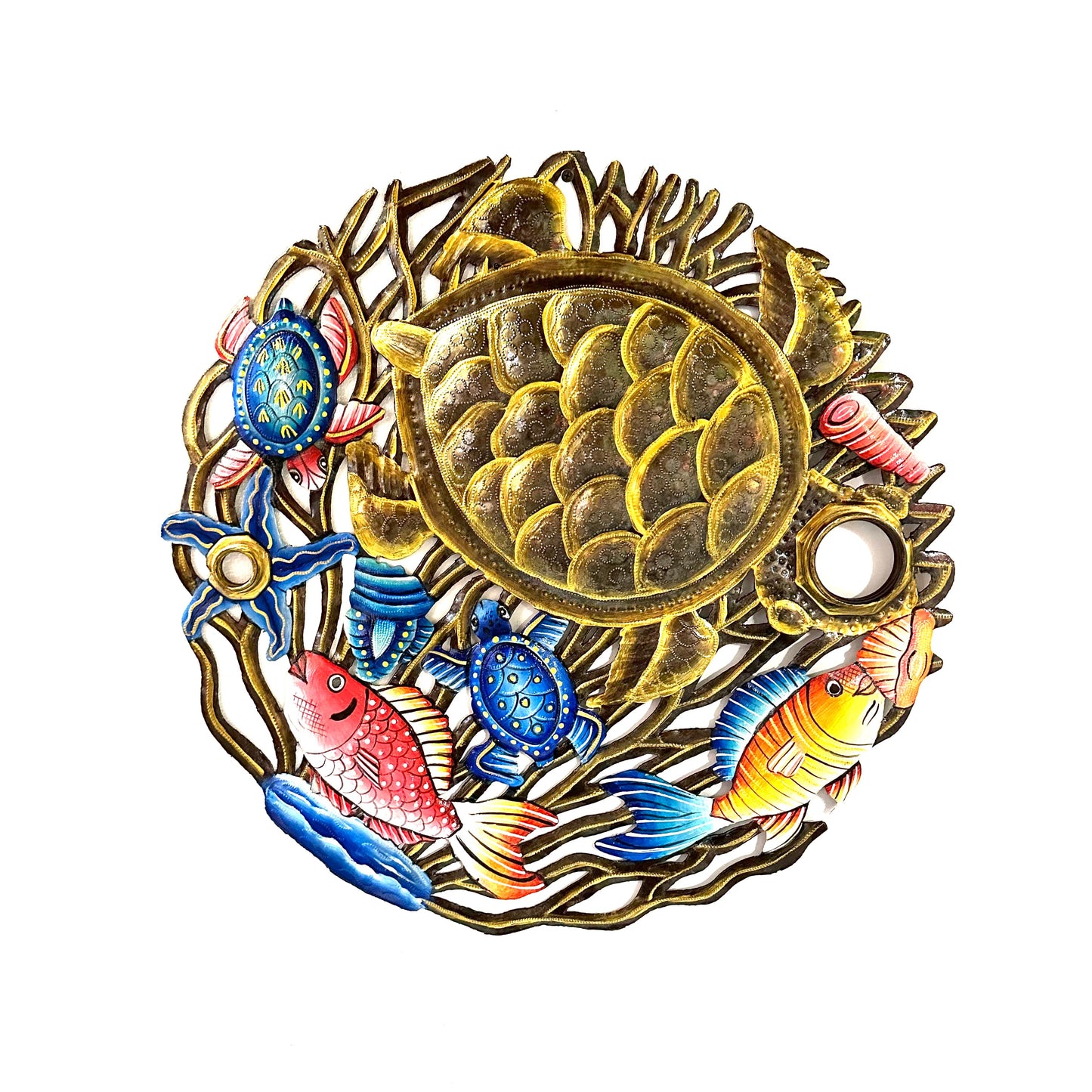 Sea Turtle Oil Drum Top