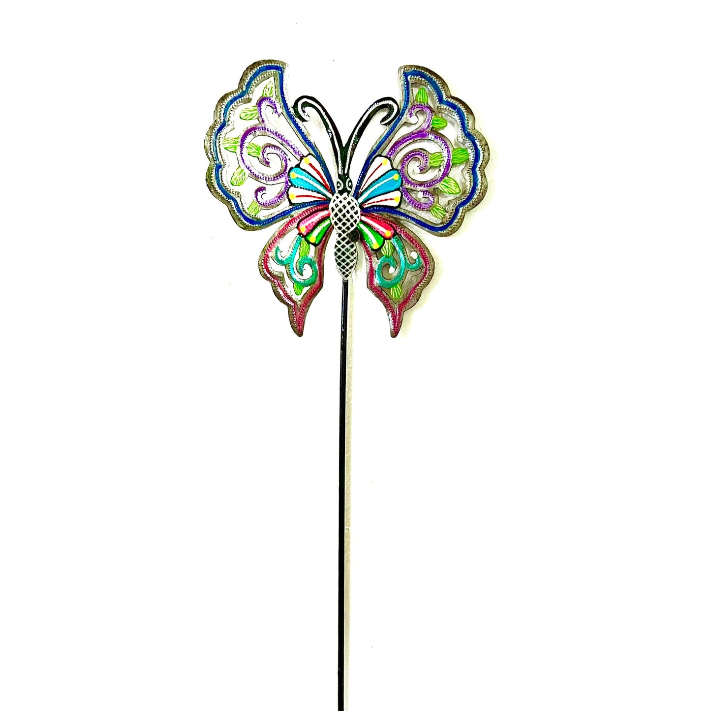 Butterfly Bouquet Garden Stake- Blue/ Purple