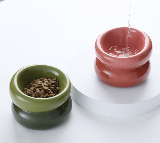 Soufflé Pet Bowl - Amber Orange - cavamart.com