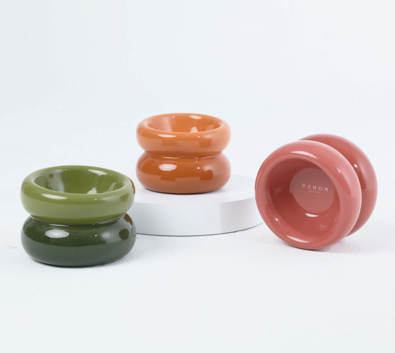 Soufflé Pet Bowl - Amber Orange - cavamart.com