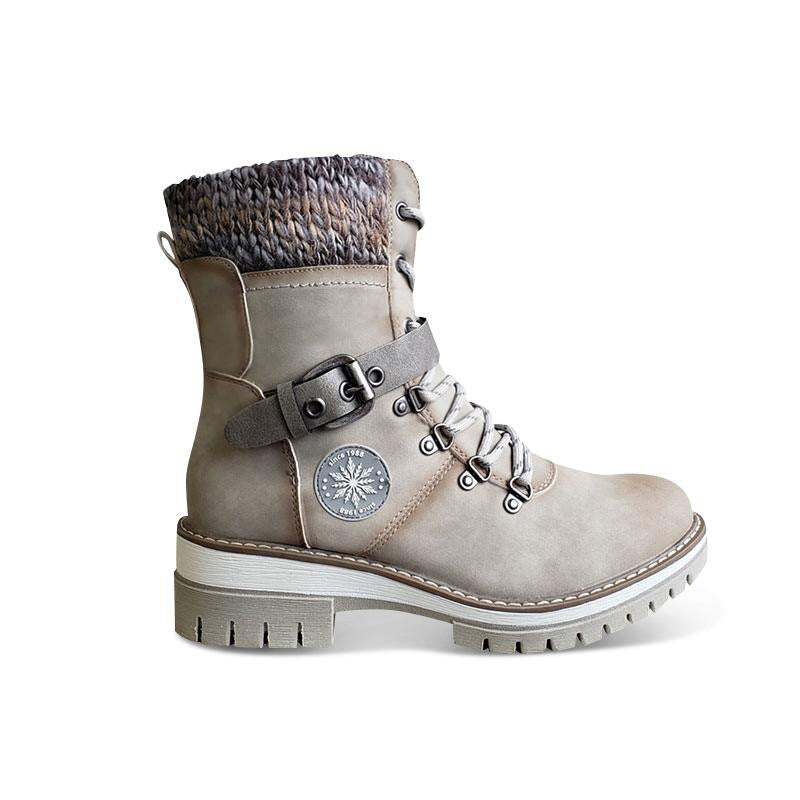 Large Size Mid-to-low Women's Boots Autumn And Winter