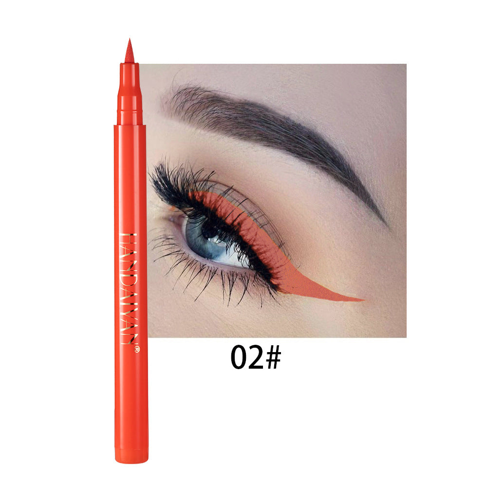 DIY Color Painting Is Not Easy To Smudge Matte Eyeliner