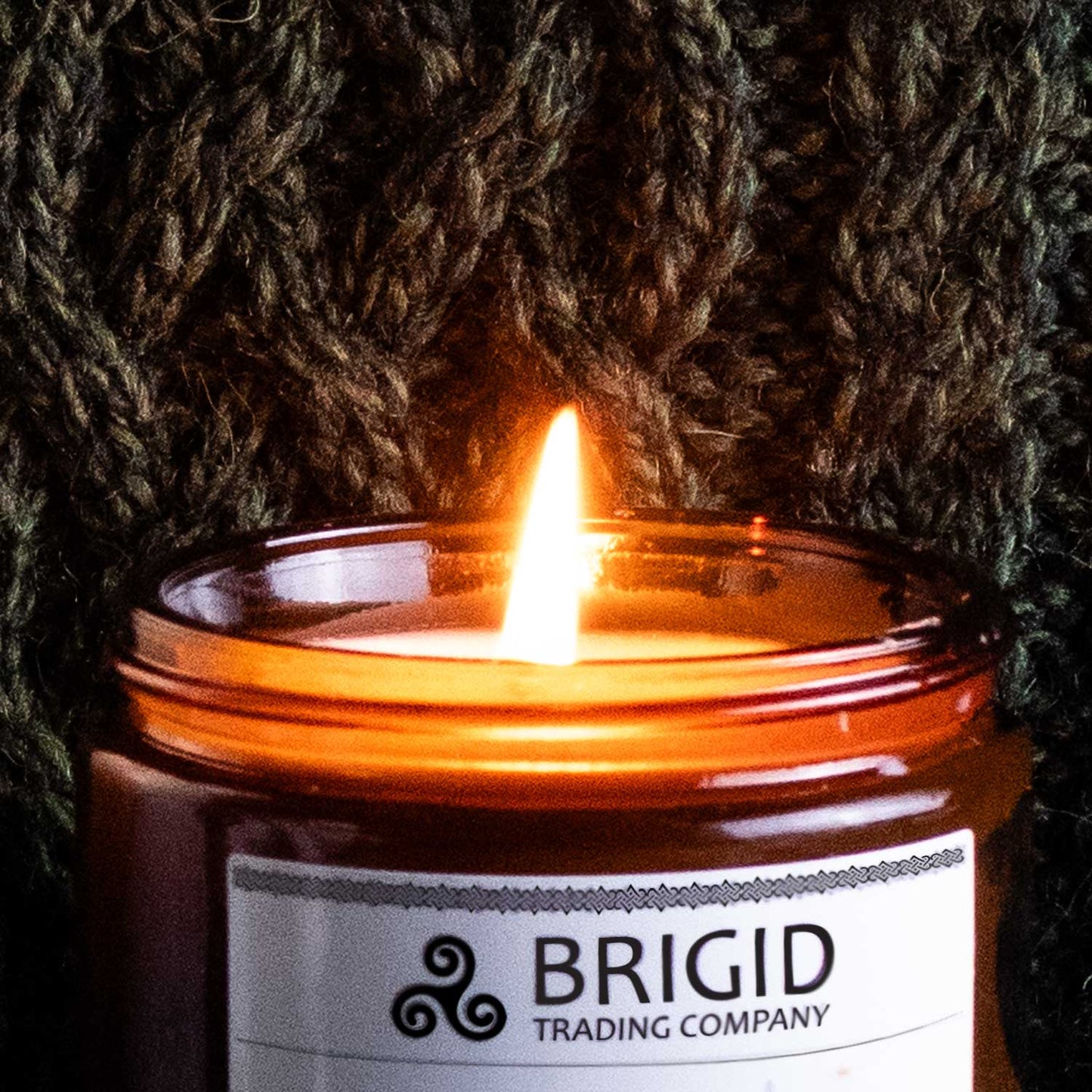 Yuletide Soy Wax Candle - Juniper, Christmas Wreaths, Pine Trees, and Bonfire Smoke