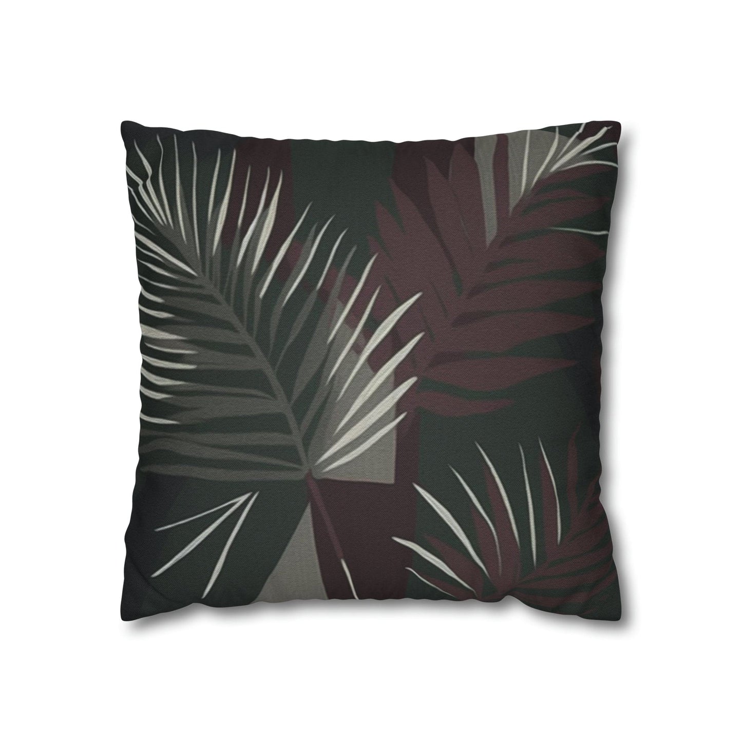 Decorative Throw Pillow Cover - Palm Tree Leaves