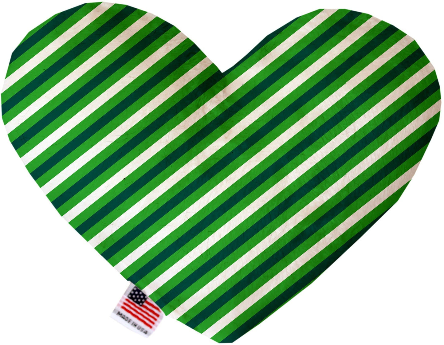 Pet and Dog Plush Heart or Bone Toy, "St. Patrick's Day Group" (Available in different sizes, and 6 different pattern options!)