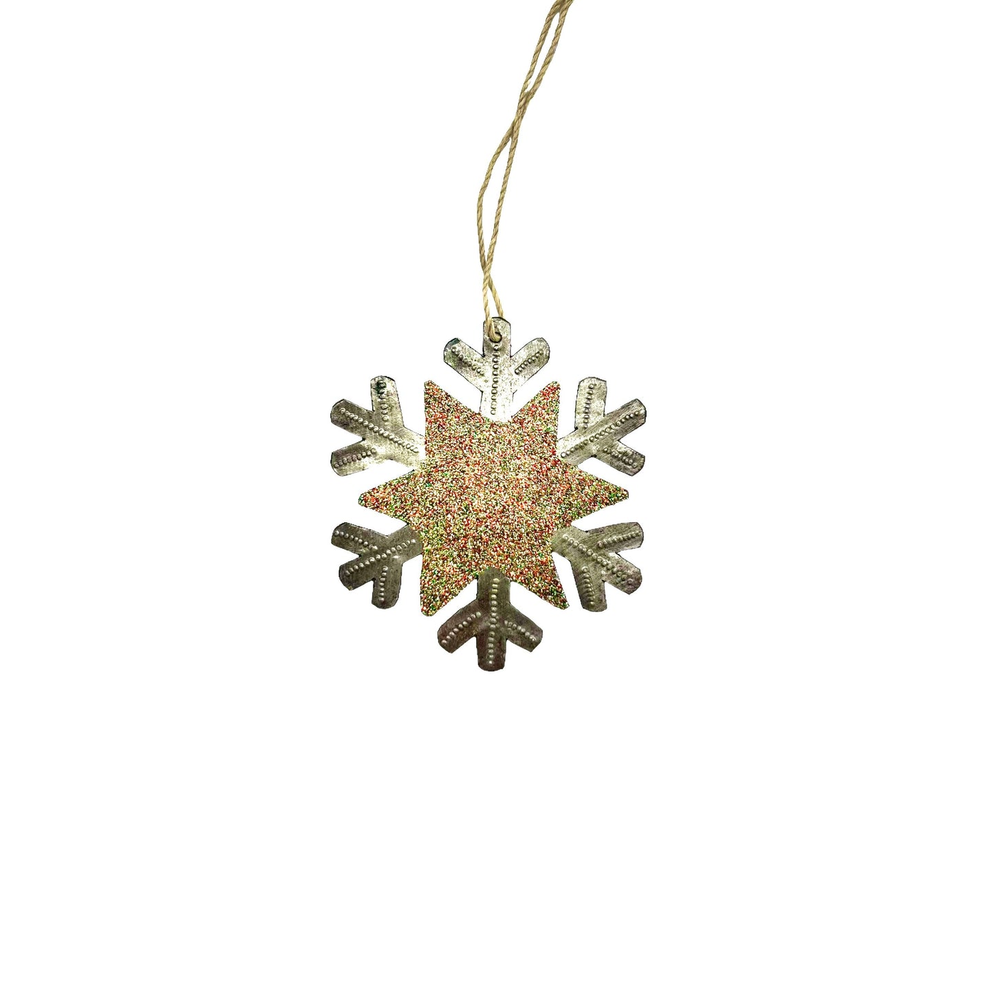 Glitter Snowflake Ornament