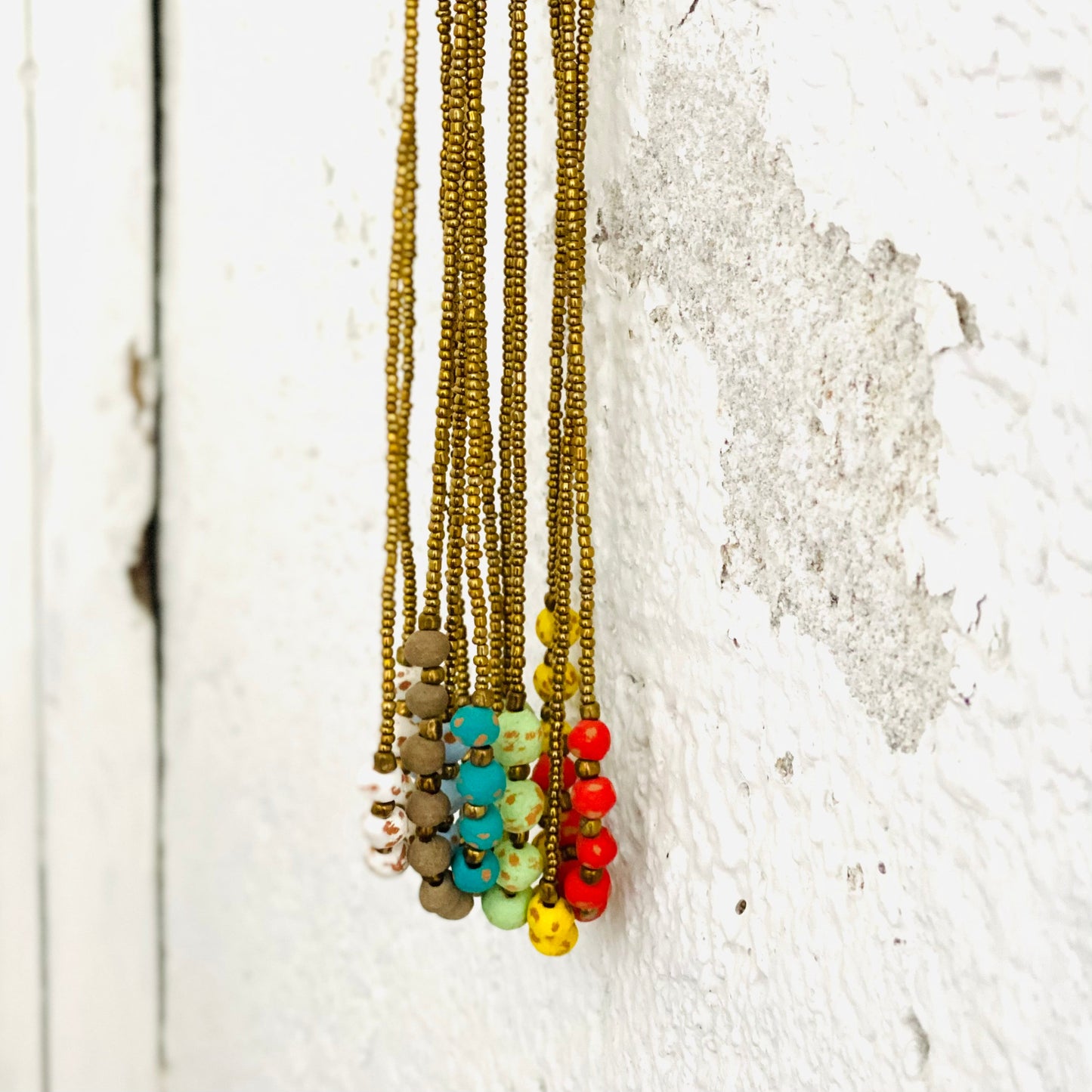 Antique Ceramic Necklace