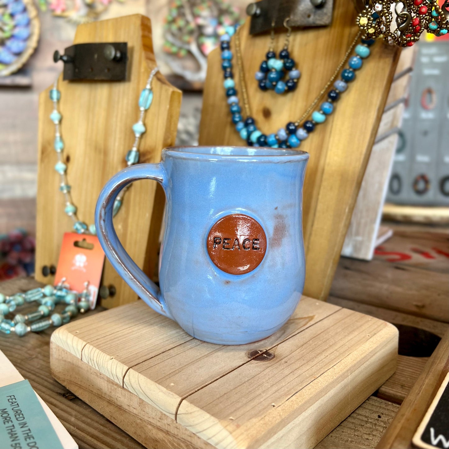 Peace Mug - Rustic Periwinkle