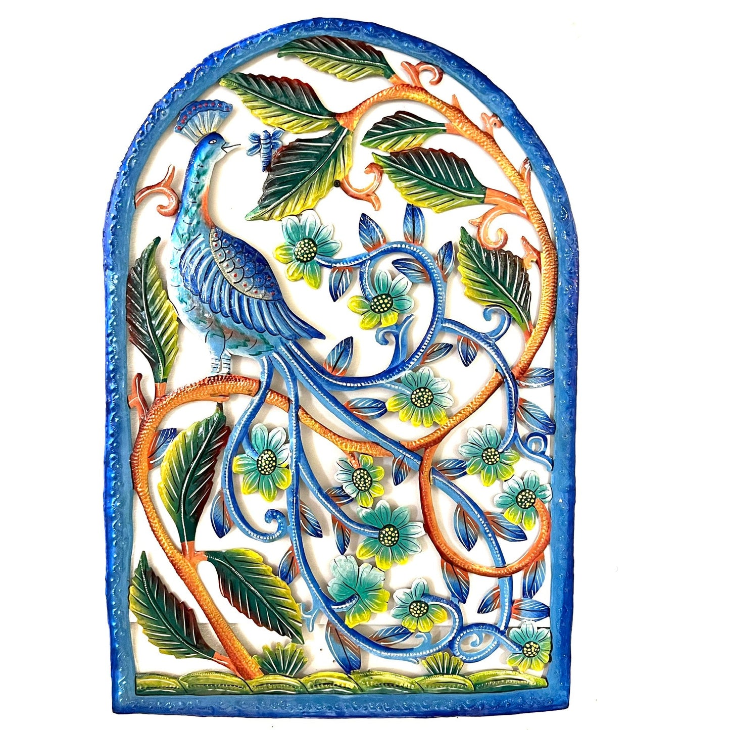 Arched Blue Tropical Bird