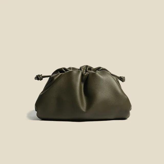 New Fashion Solid Color Headbag For Women Soft Leather Shoulder Crossbody Bag Female Travel Casual Bags